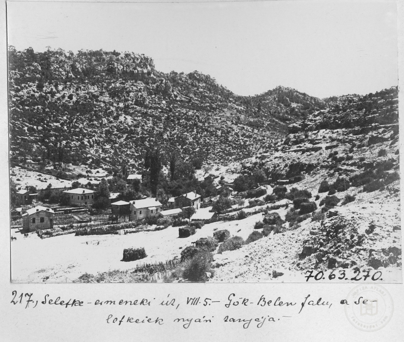 Gökbelen Köyü, Silifke / 1914