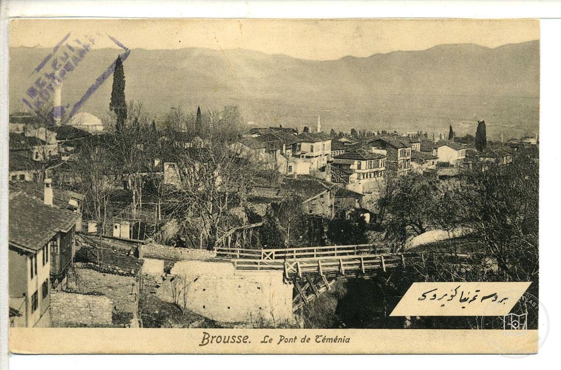1890′larda Bursa Temeniya Köprüsü
