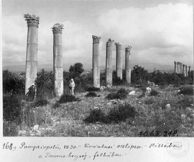 Soli Pompeipolis Ancient City Korint Head Columns, Mezitli - Mersin / 1914