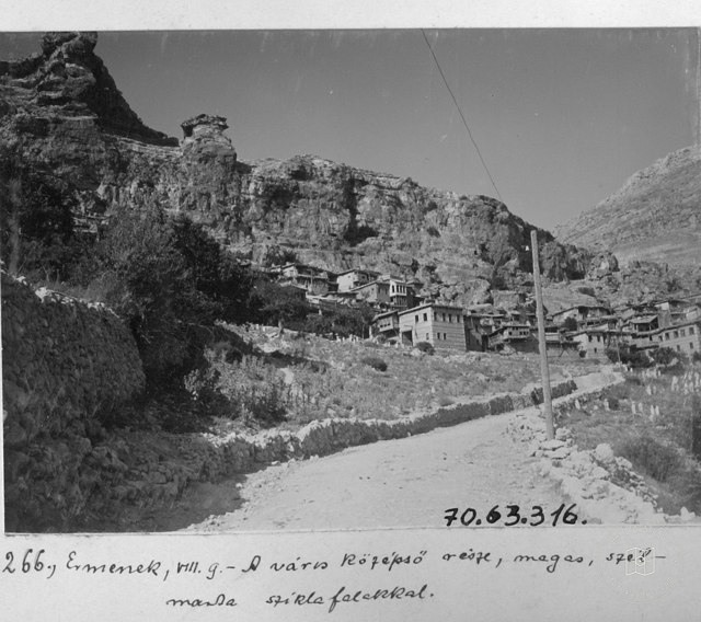 Ermenek - View of the Central Part of the City, Karaman / 1914