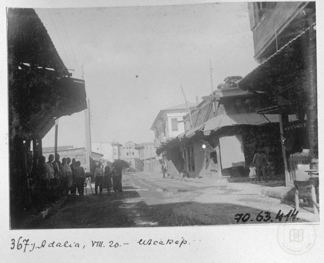 Street View from Antalya / 1914