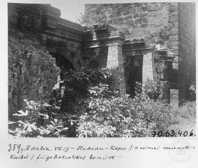 Hadrian Gate , Antalya / 1914