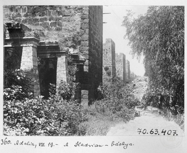 Hadrian Gate and City Surleri, Antalya / 1914