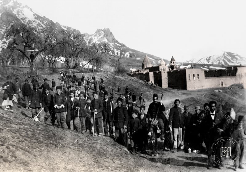 The monastery of Varak (Yedikilise), 1895 (Source: Delores Oro-Bedrosian collection)