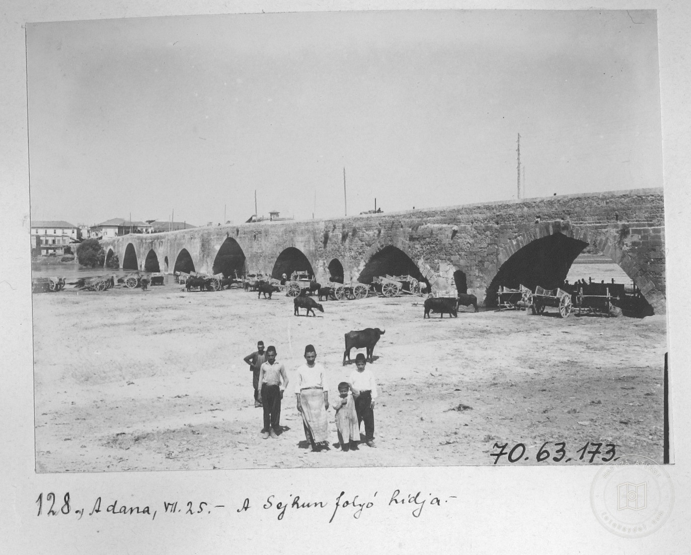 Seyhan Köprüsü - Taş Köprü, Adana / 1914