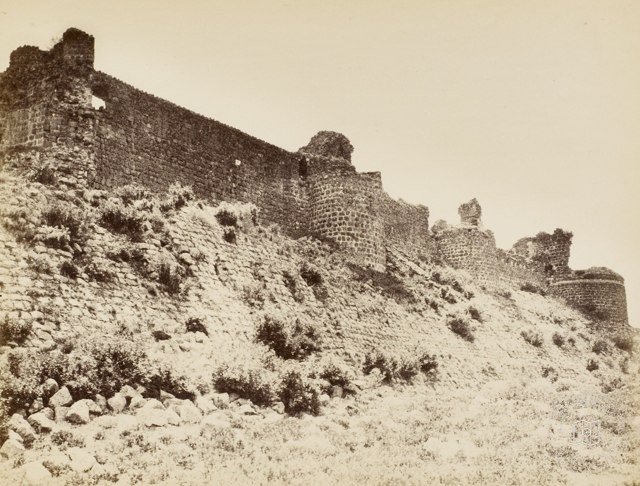 Toprakkale Castle View from South / Osmaniye 1874
