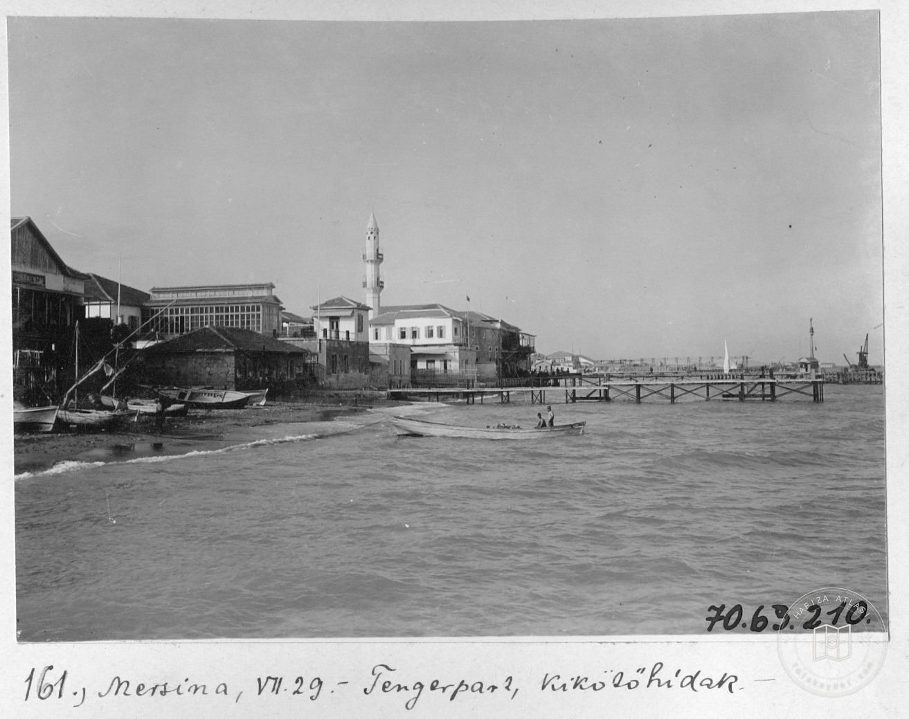 Beach & Harbour / Mersin / 1914