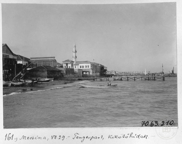 Beach & Harbour / Mersin / 1914