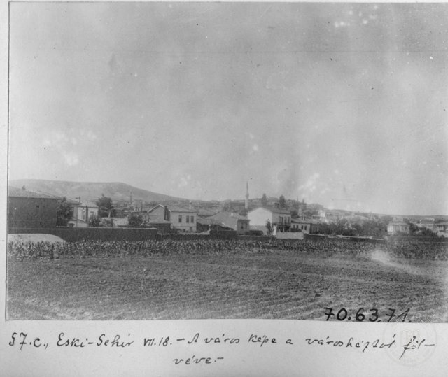 Eskişehir Belediye Binası'ndan Şehrin Görünümü / 1914