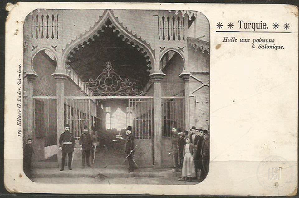 1895 yılında yapılan Selanik balık pazarı…