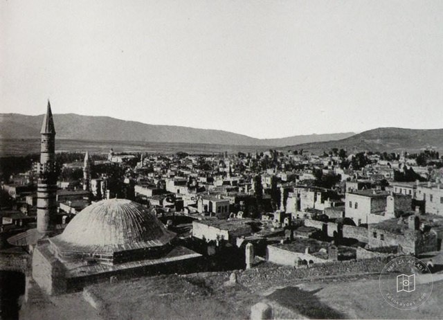 Erzurum: panorama (Kaynak: Victor Pietschmann, Durch kurdische Berge und armenische Städte, Viyana 1940).