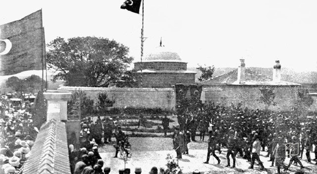 Priştine Sultan V. Mehmet'in ziyareti / 1911