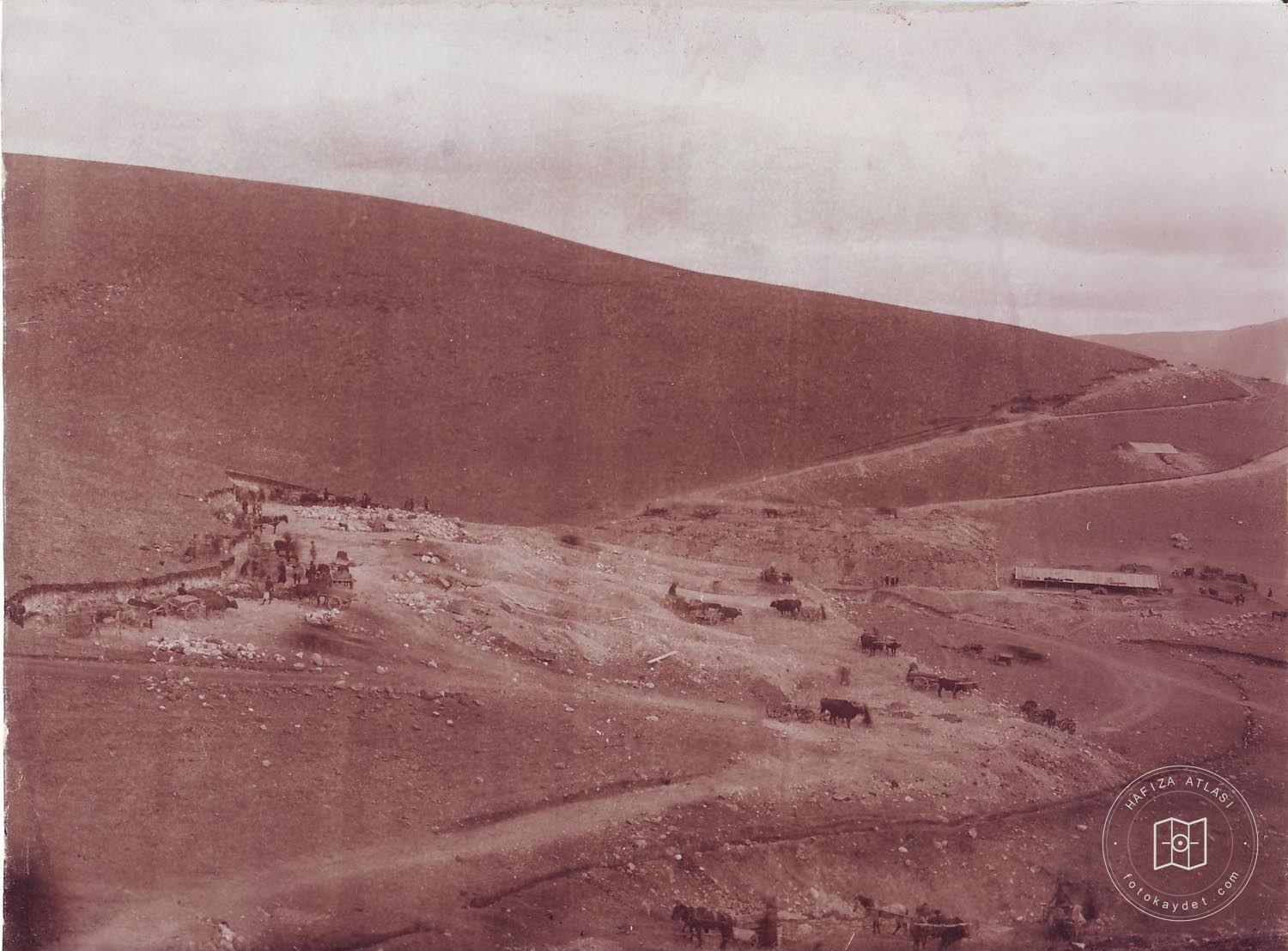 Sarıkamış Yakınlarında Tuz Madeni, Kars / 1900'ler