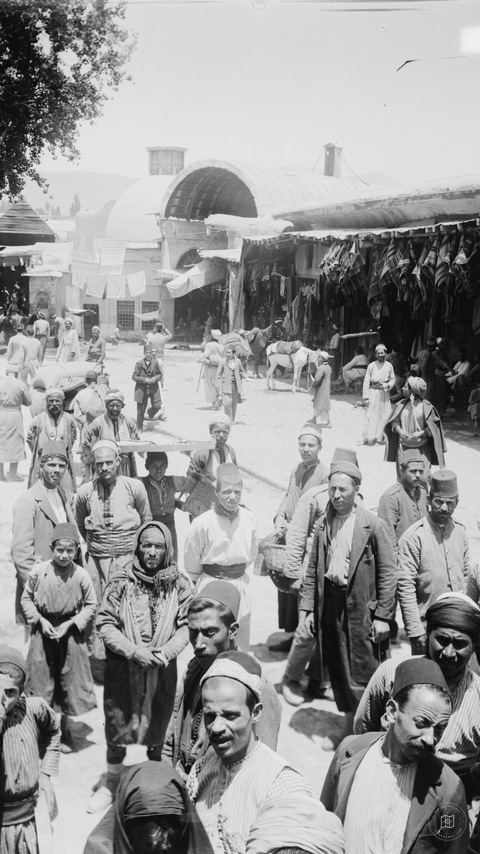Damascus (Esh-Sham). An oriental bazaar