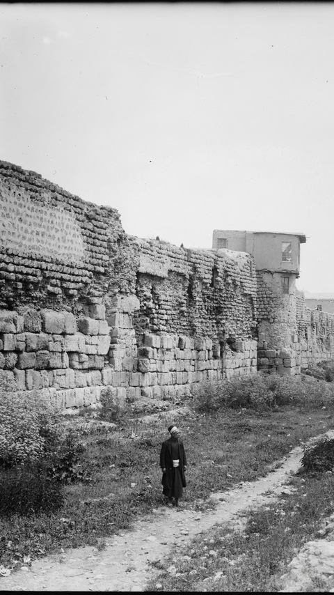 Damascus (Esh-Sham). Wall where St. Paul was let down in a basket