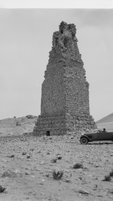 Palmyra (Tadmor). Highest one of the tower-tombs