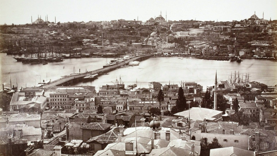 Bridge from Galata Tower · 1870s · Felix Bonfilx Photo